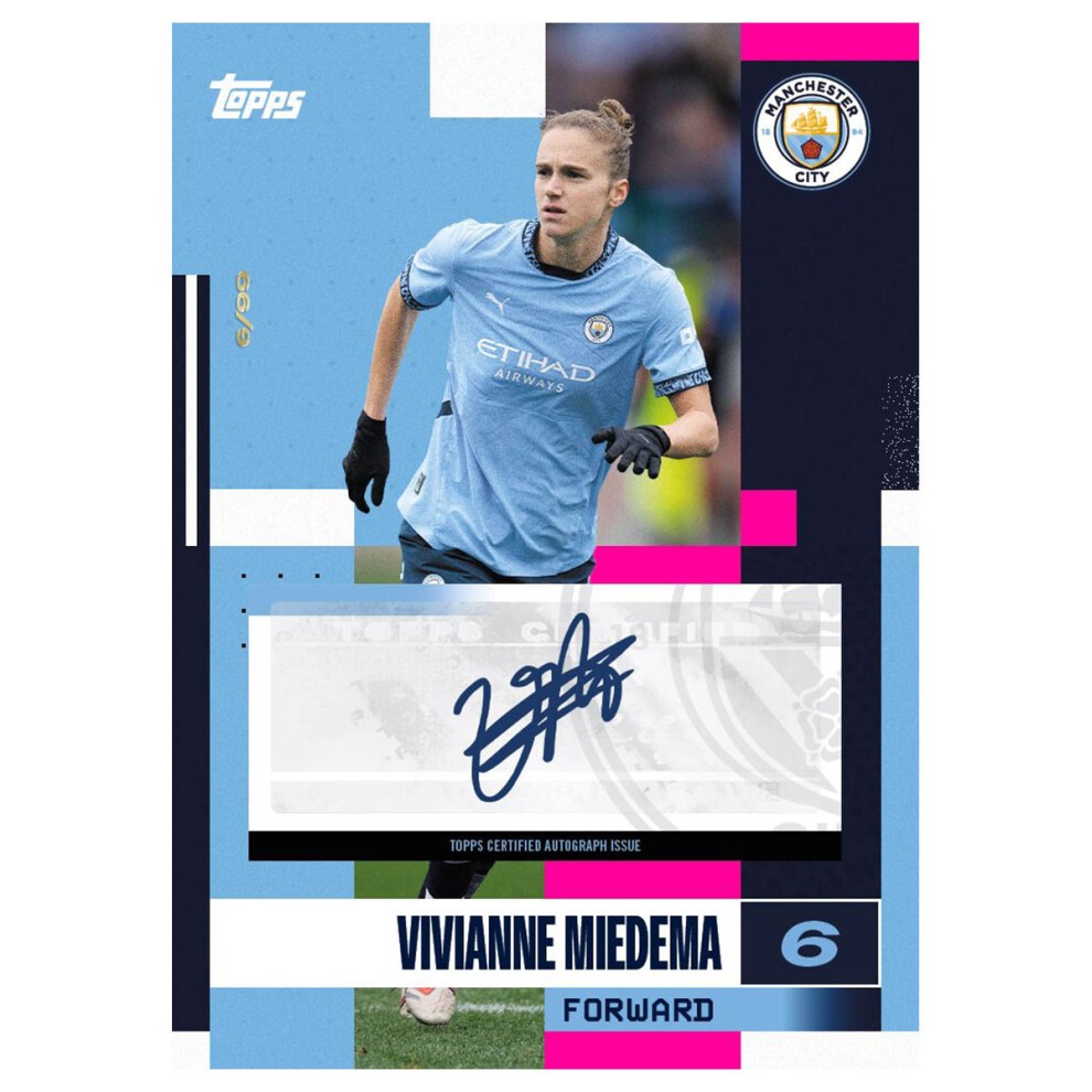 Topps 2024-25 Manchester City Soccer Team Set - 30 Cards Box
