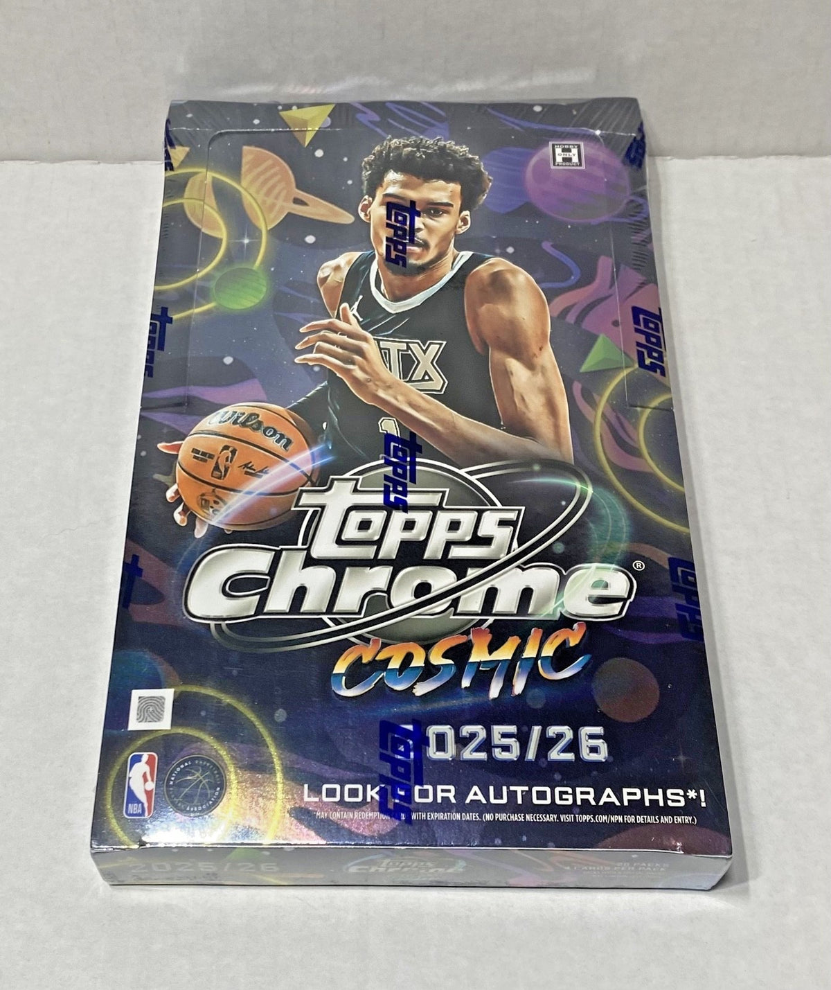 Topps 2025/26 Cosmic Chrome Basketball Hobby Box Sealed