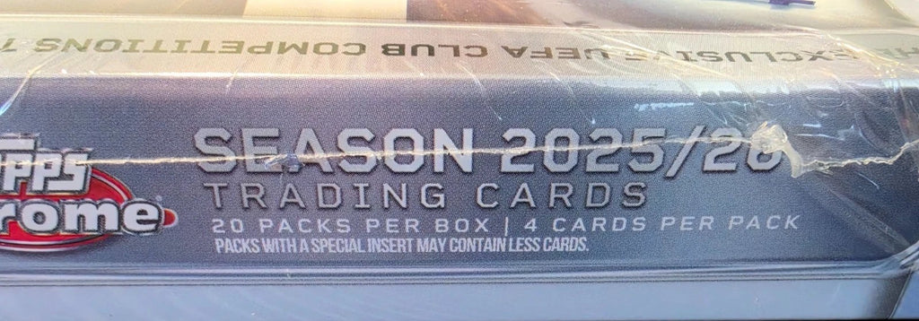 Topps 2025-26 UCC Chrome Soccer Hobby Box