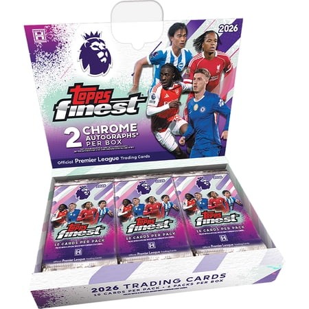 Topps Finest Premier League 2026 Soccer Hobby Box