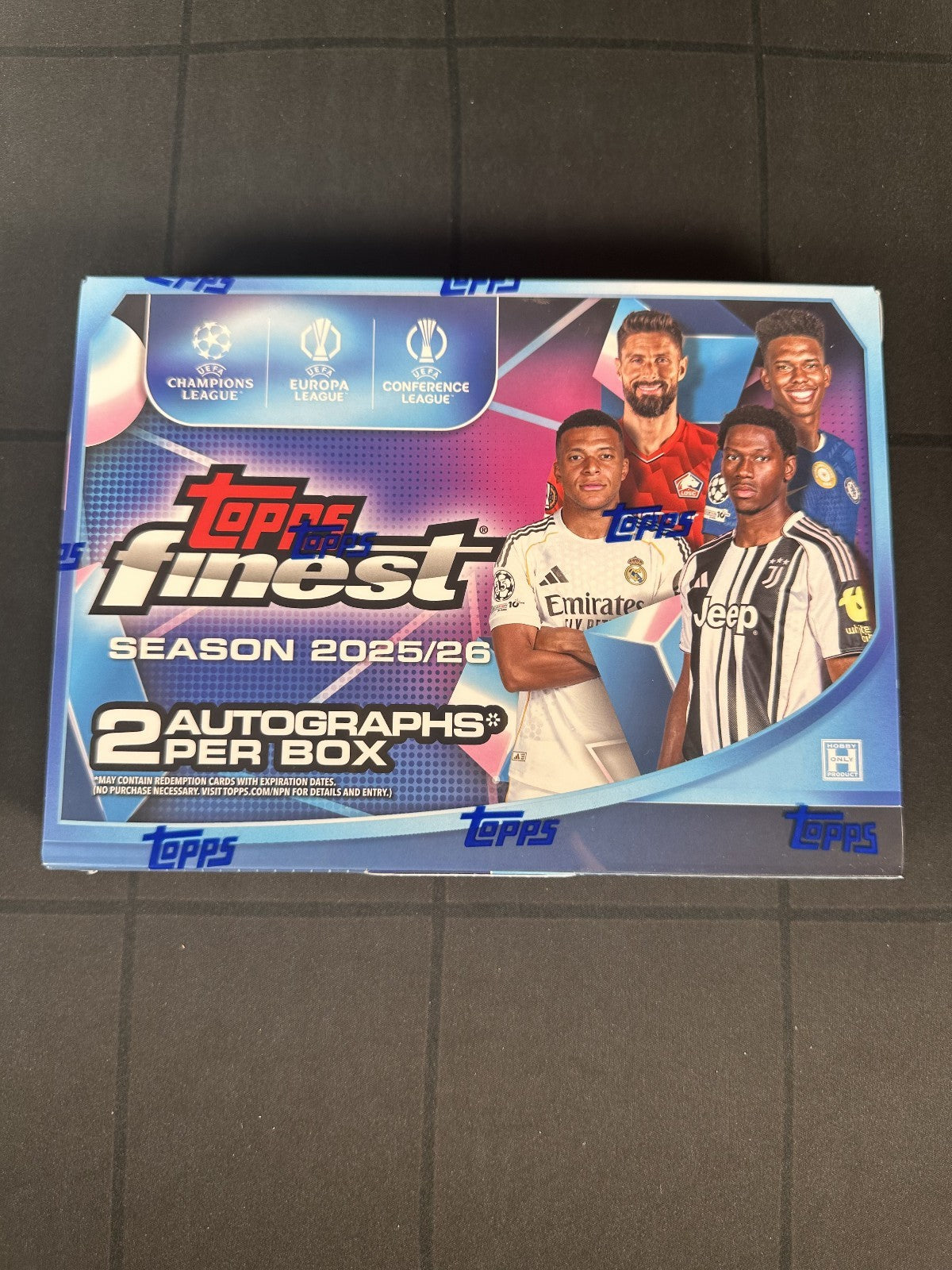 Topps 2025-26 Finest UEFA UCC Hobby Box Soccer