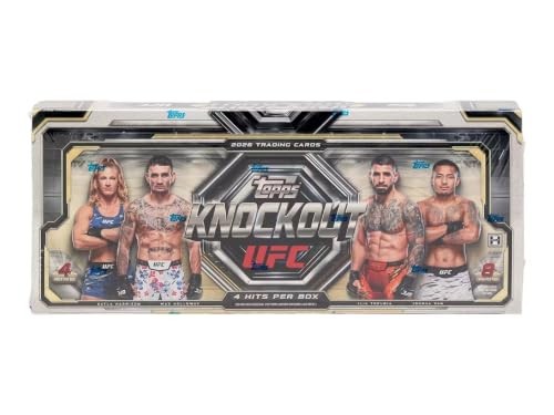 Topps 2026 Knockout UFC Trading Card Box - Pack of 1