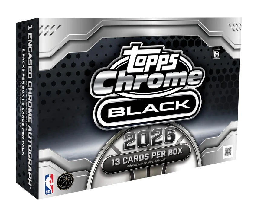 Topps 2025/26 Chrome Black Basketball Hobby Box