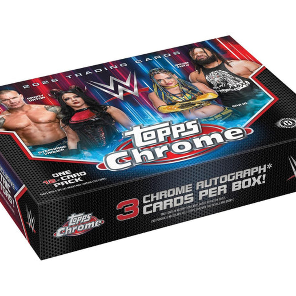 Topps 2026 Chrome WWE Wrestling Delight Box Cards