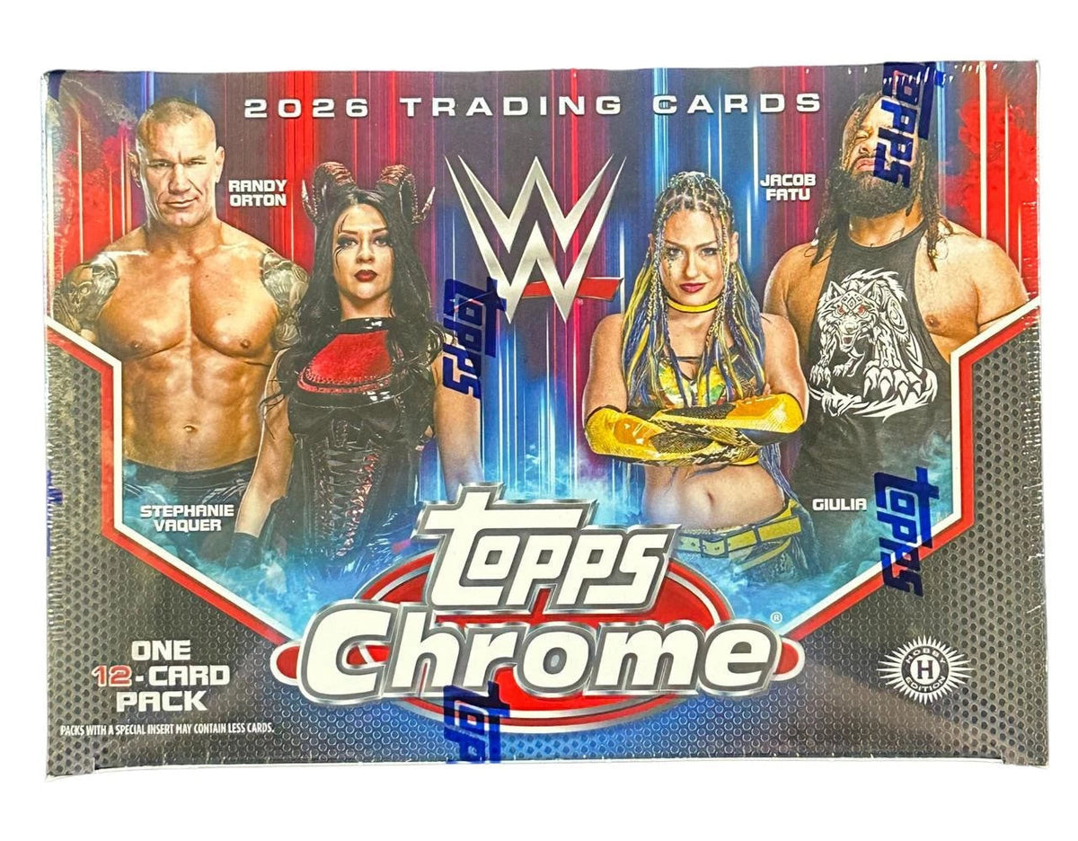 Topps 2026 Chrome WWE Wrestling Delight Box Cards