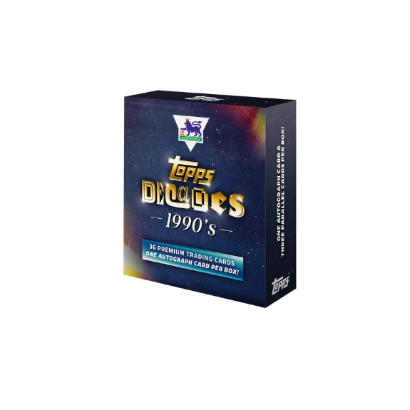Topps Premier League 2025 90's Decades Edition Hobby Box Soccer