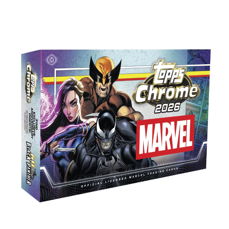 Topps 2026 Chrome Marvel Comics Hobby Box Sealed