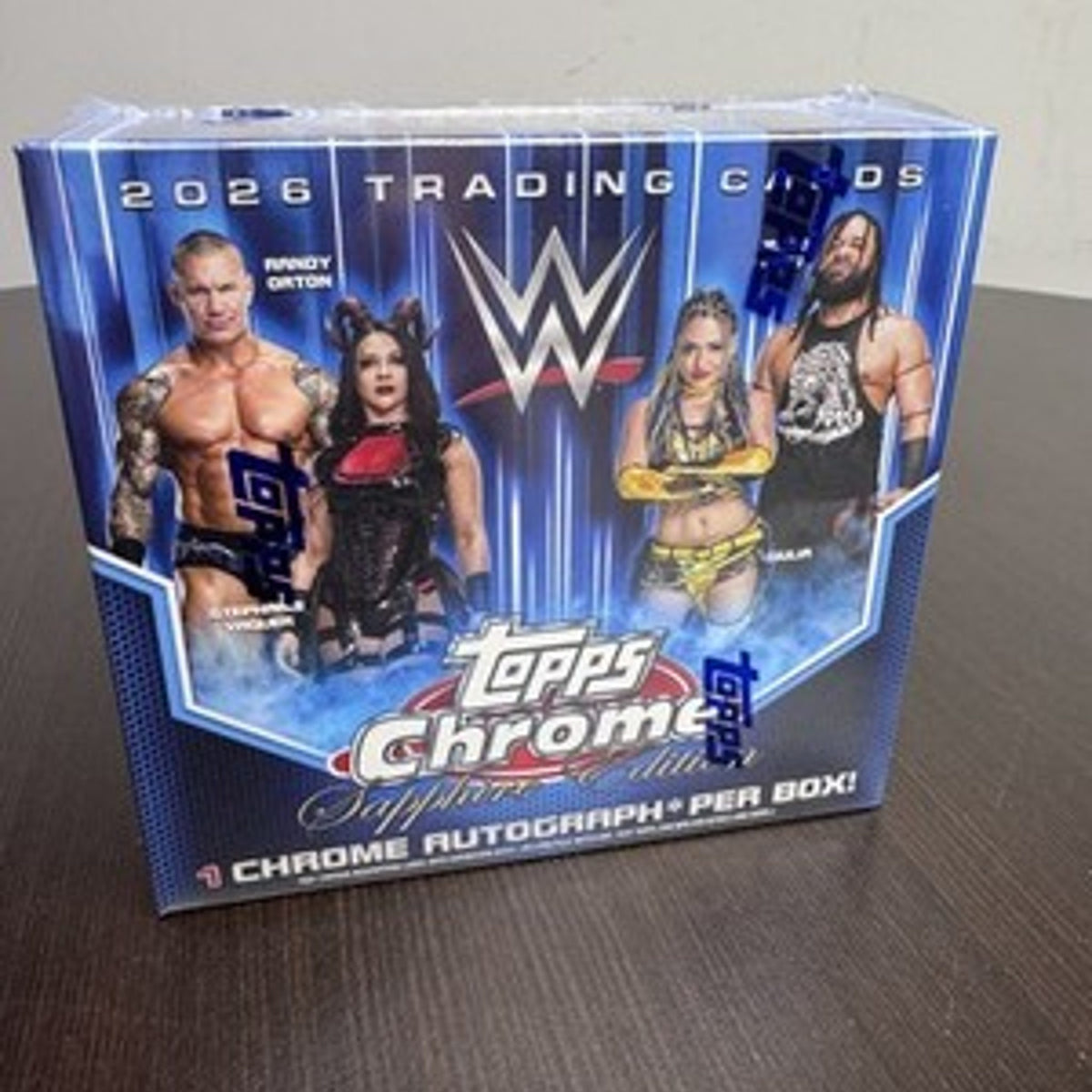 Topps 2026 Chrome WWE Sapphire Wrestling Edition Box