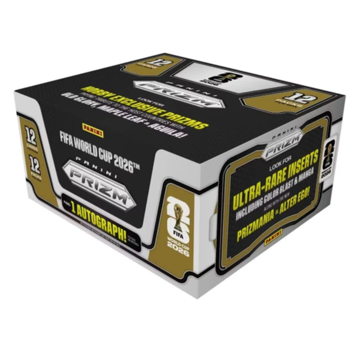Panini 2026 Prizm World Cup Soccer Hobby Box, Pack of 1