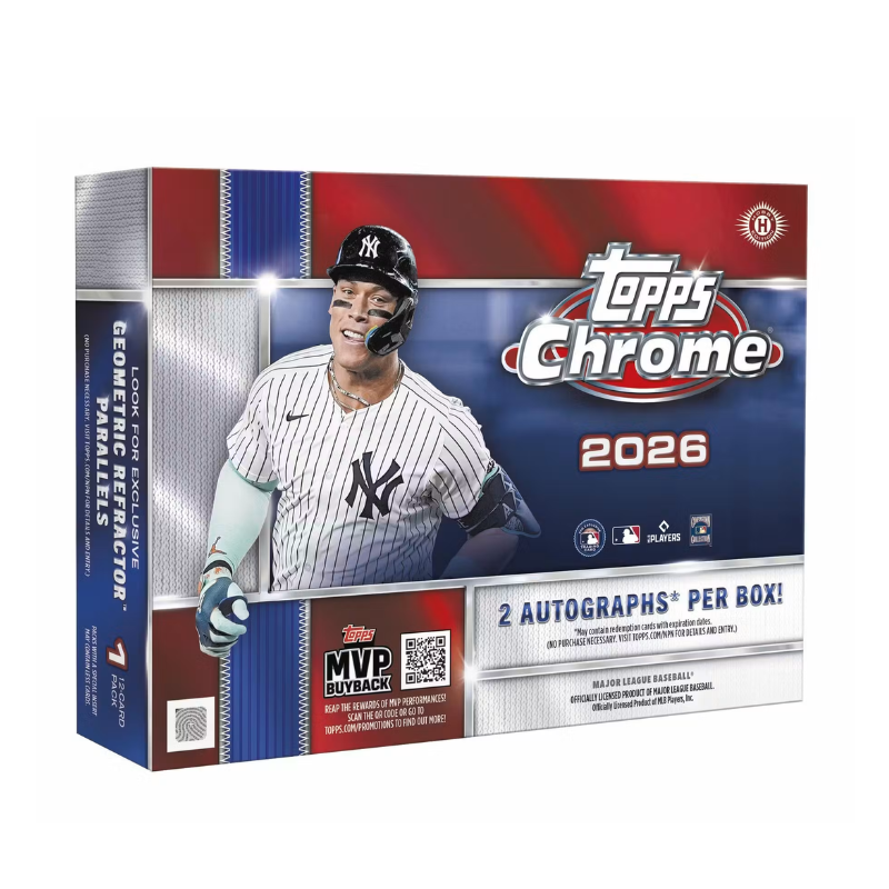 Topps 2026 Chrome Baseball Breakers Delight Box