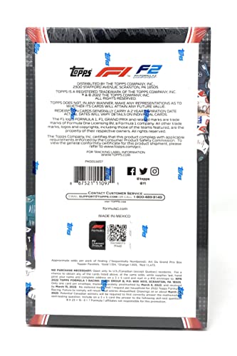 Topps 2022 Formula 1 Racing Hobby Box