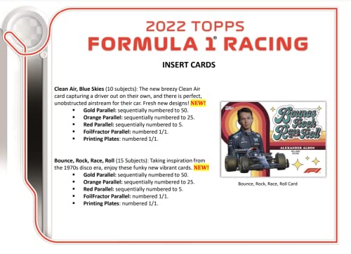 Topps 2022 Formula 1 Racing Hobby Box