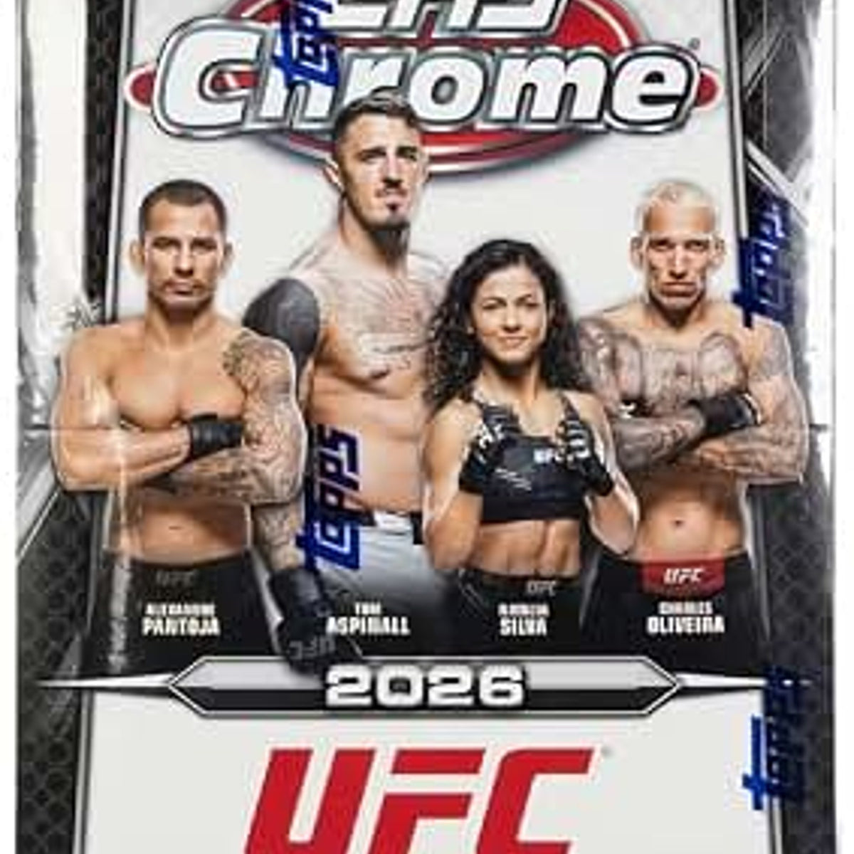 Topps 2026 Chrome UFC Trading Card Box - 2 Autographs