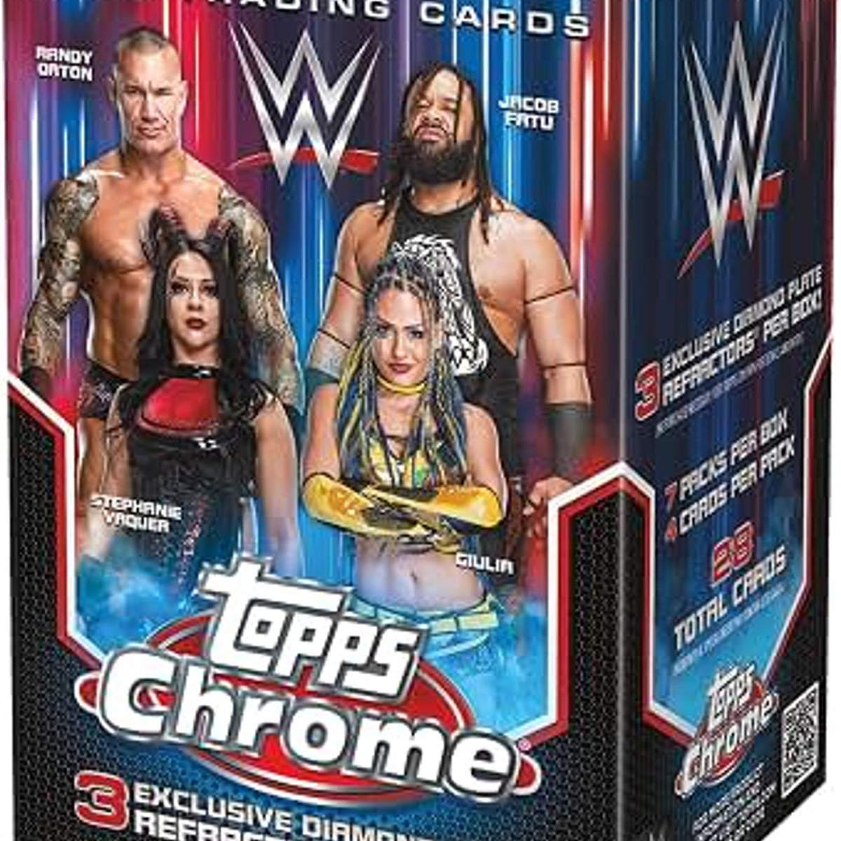 Topps 2026 Chrome WWE Sapphire Wrestling Edition Box