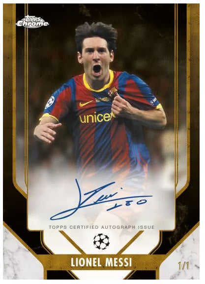 Topps 2025-26 UCC Chrome Soccer Hobby Box