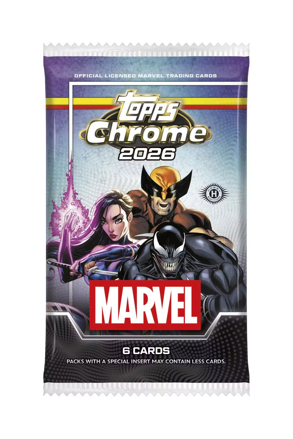 Topps 2026 Chrome Marvel Comics Hobby Box Sealed