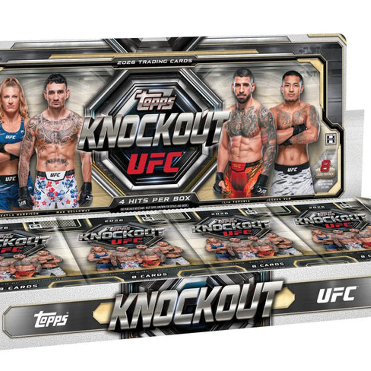 Topps 2026 Knockout UFC Trading Card Box - Pack of 1