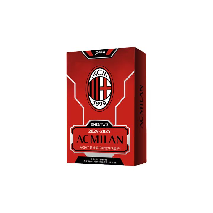 Daka 2024-2025 AC Milan One and Two Serie A Soccer Hobby Box