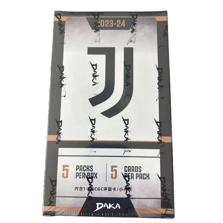 Daka 2023-24 Juventus Turin HOLOCENE Soccer Hobby Box