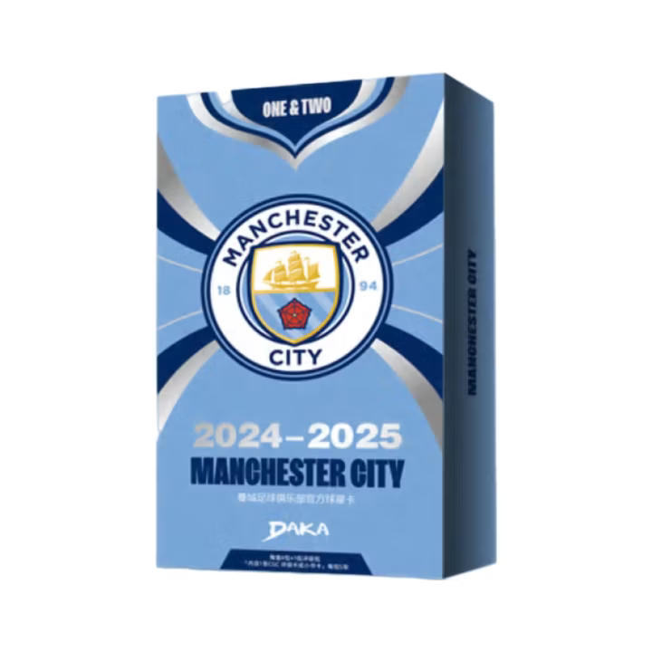 DAKA 2024-25 Manchester City ONE & TWO Soccer Hobby Box