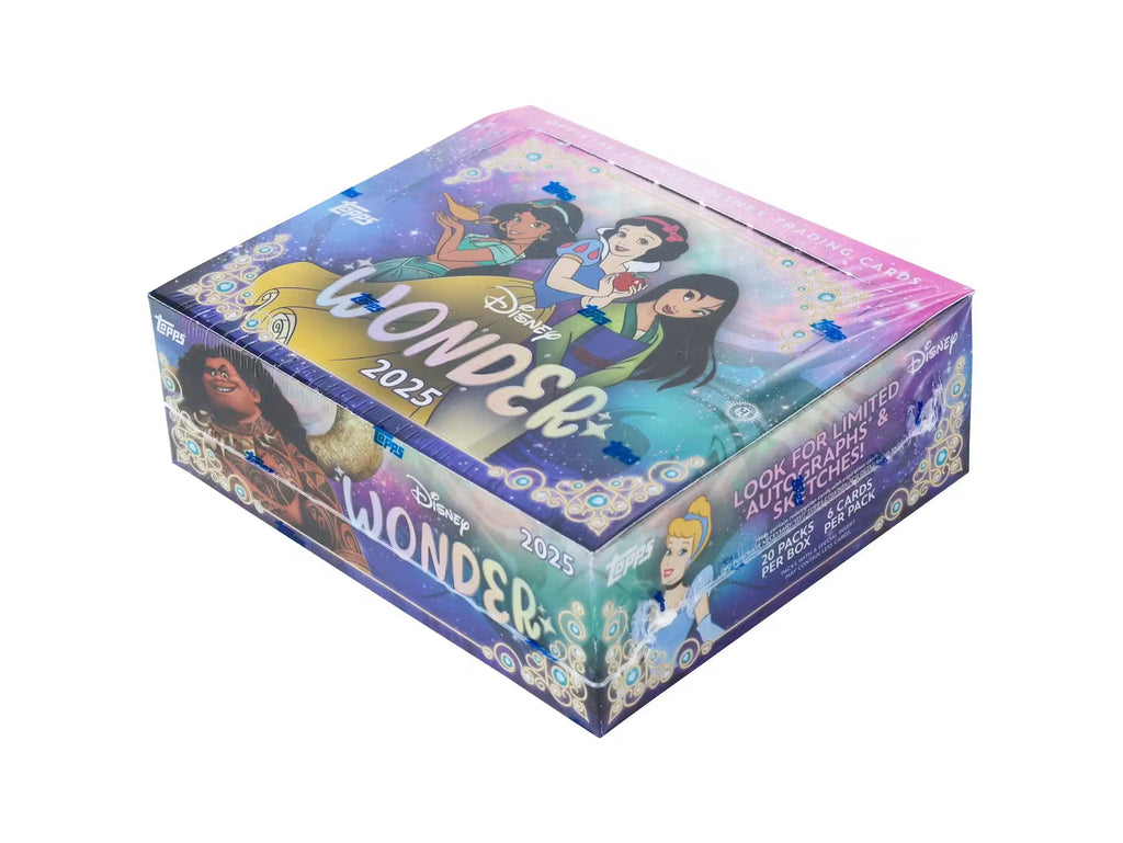 Topps 2025 Disney Wonder Hobby Box, 2.5x3.5 Inches
