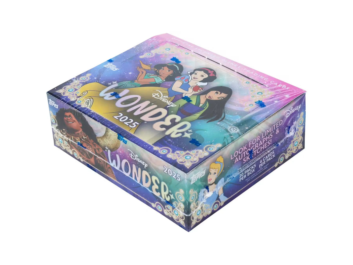 Topps 2025 Disney Wonder Hobby Box, 2.5x3.5 Inches