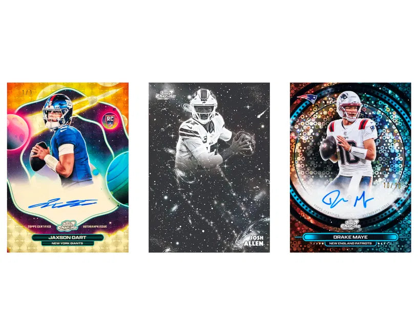 Topps 2025 Chrome Cosmic Football Hobby Box Sealed