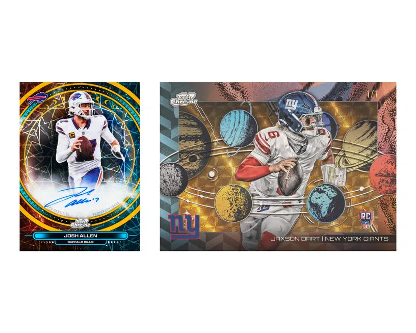 Topps 2025 Chrome Cosmic Football Hobby Box Sealed