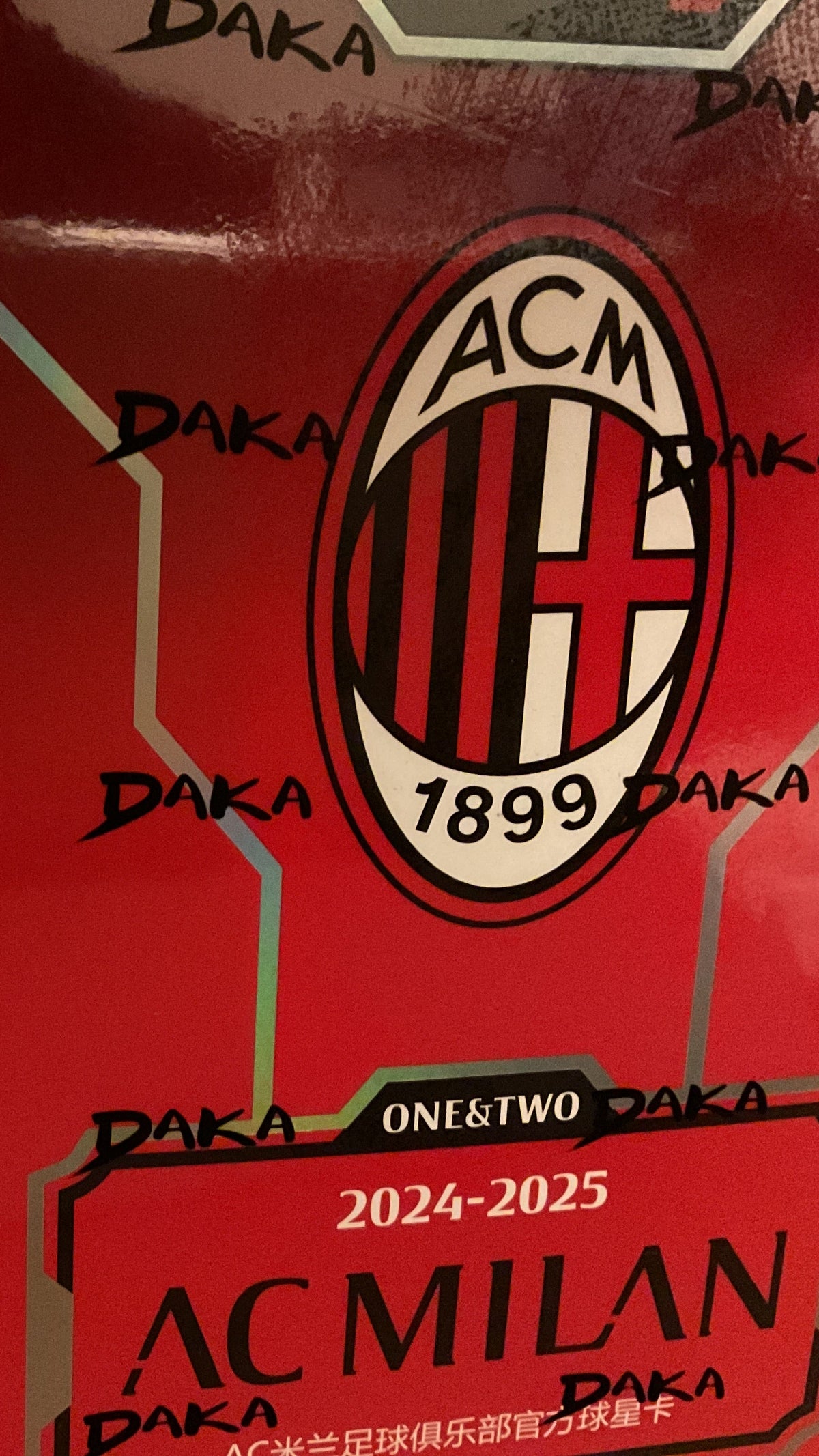 Daka 2024-2025 AC Milan One and Two Serie A Soccer Hobby Box