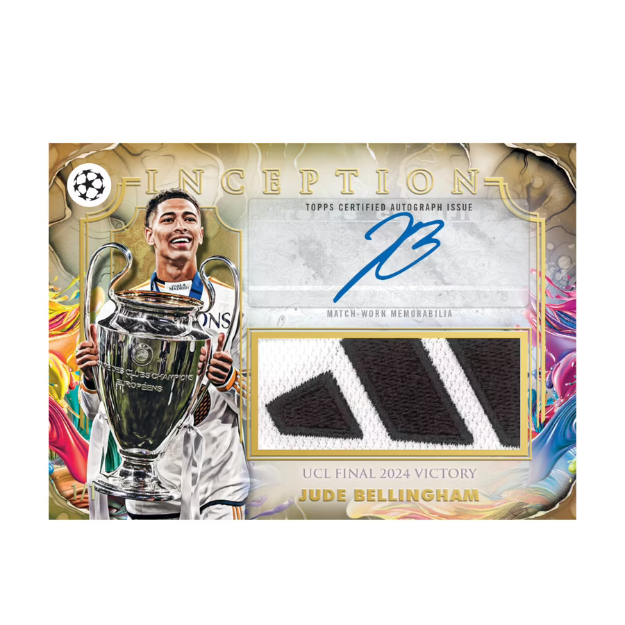 Topps 2025/26 Inception UEFA Soccer Hobby Box, Pack of 1