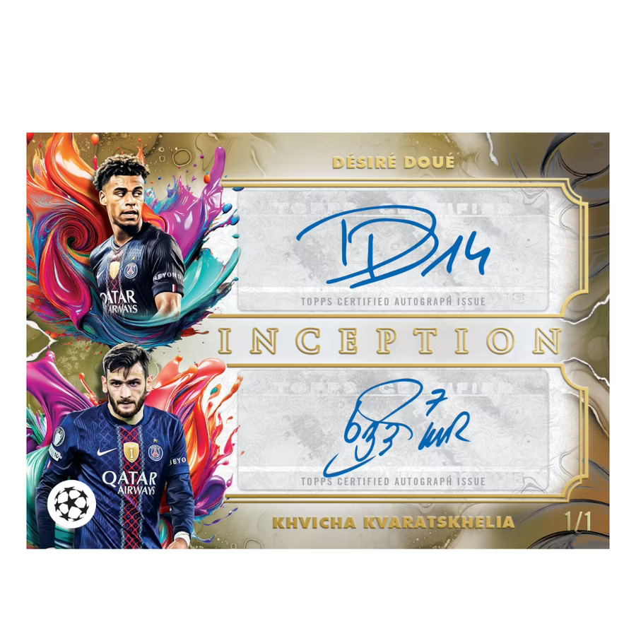 Topps 2025/26 Inception UEFA Soccer Hobby Box, Pack of 1