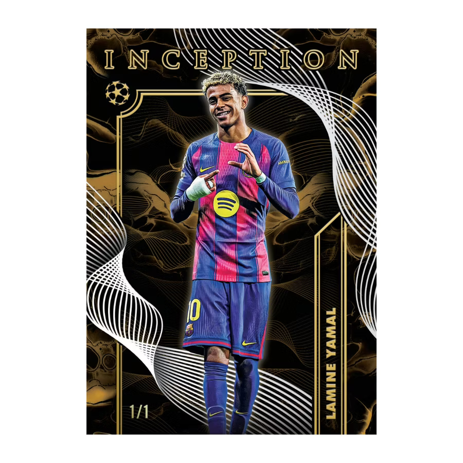 Topps 2025/26 Inception UEFA Soccer Hobby Box, Pack of 1