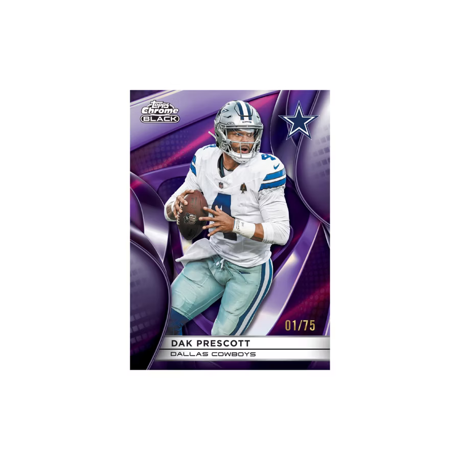 Topps 2025 Chrome Black NFL Football Hobby Box
