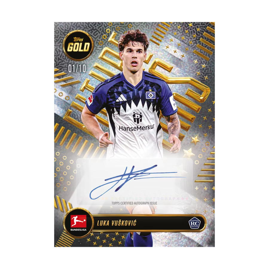 Topps 2025-26 Gold Bundesliga Soccer Hobby Box
