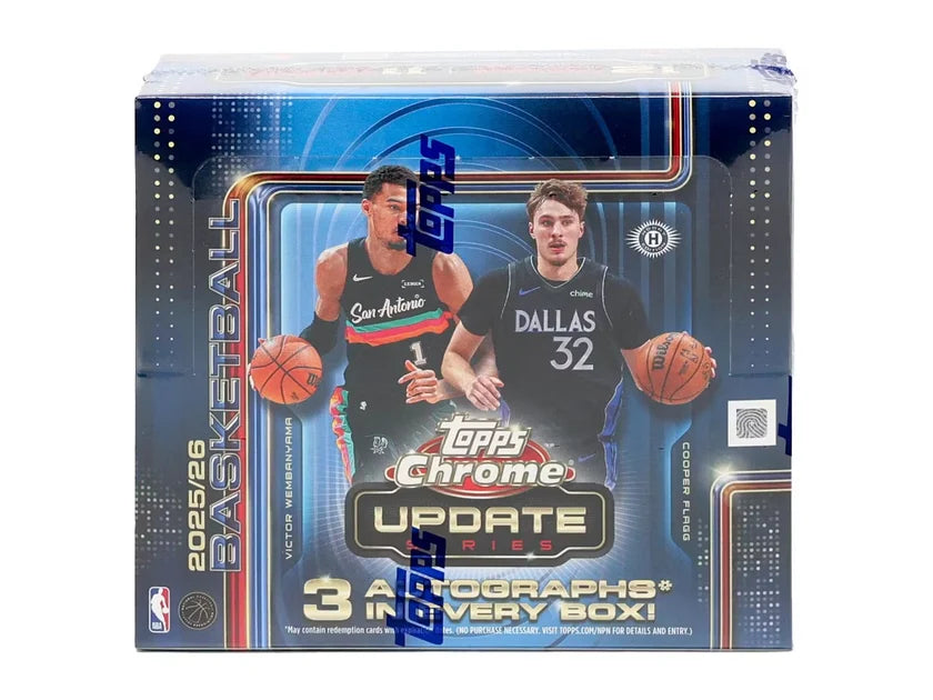 Topps 2025/26 Chrome Update Basketball Jumbo Box