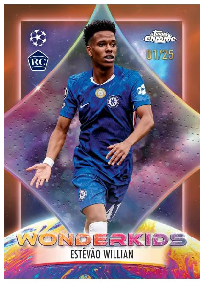 Topps 2025-26 UCC Chrome Soccer Hobby Box