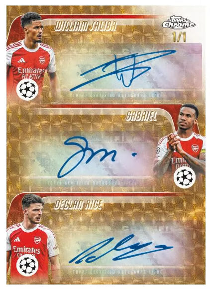 Topps 2025-26 UCC Chrome Soccer Hobby Box
