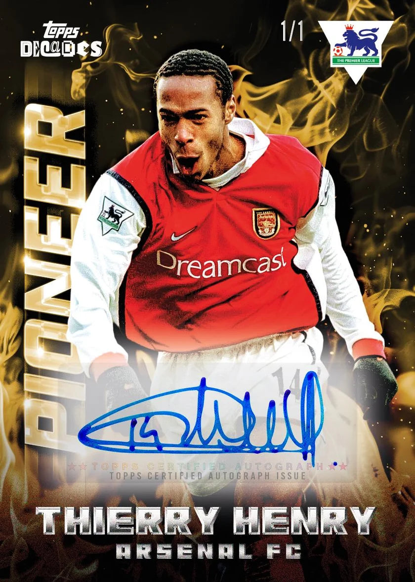Topps Premier League 2025 90's Decades Edition Hobby Box Soccer