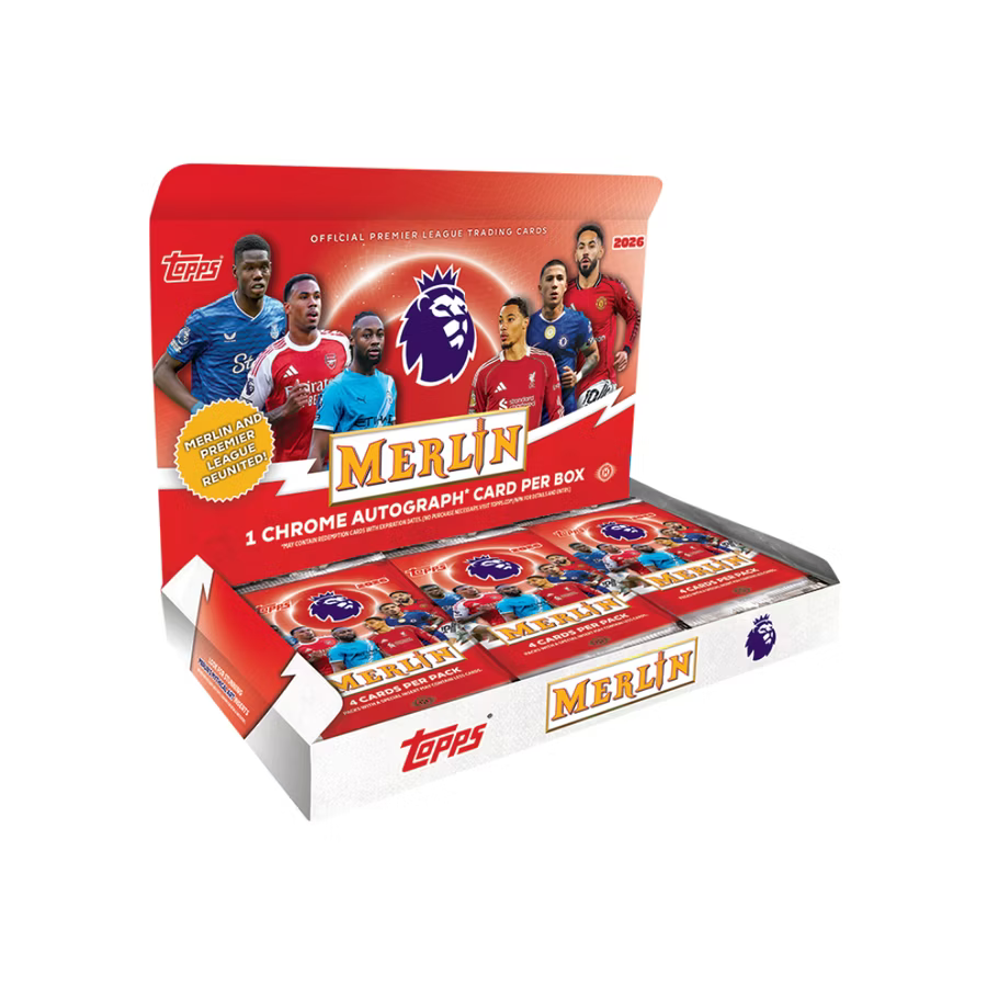 Topps 2026 Merlin Premier League Soccer Hobby Box